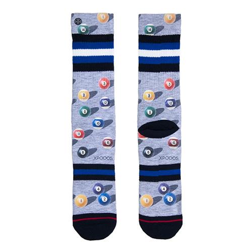 Xpooos pánské vzorované ponožky šedé