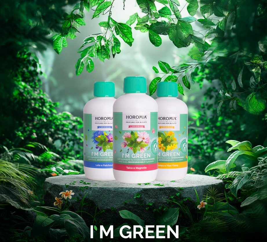 Horomia I'M GREEN — udržitelná BIO řada parfémů na prádlo