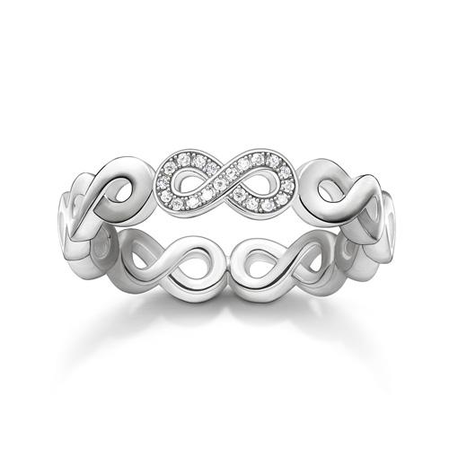 Thomas Sabo Infinity D TR0003 725 14 Nekonečno s bílými diamanty