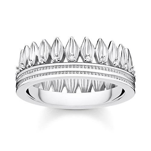 Thomas Sabo Prsten Listy koruna TR2282 051 14 52 Sterling silver