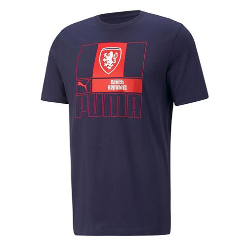 Puma Facr FtblCore Tee Tmavě modrá