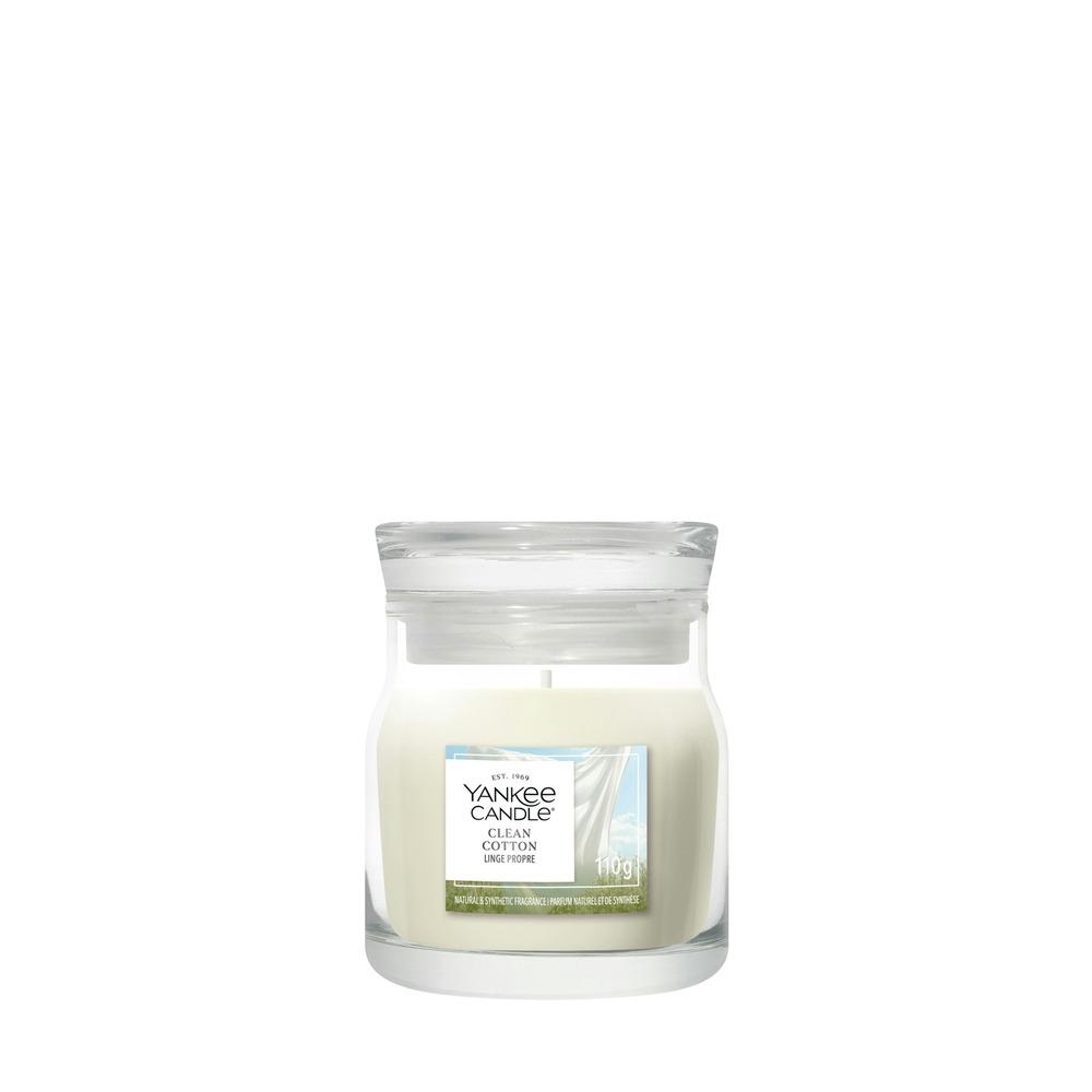 Svíčka Yankee Candle Signature malá, Clean Cotton