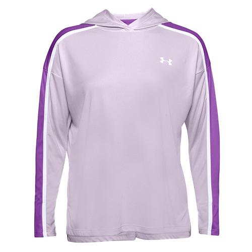 Tech Twist Graphic Hoodie-PPL - 3342107