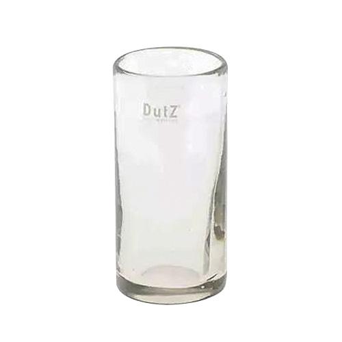 Skleněná váza DutZ Cylinder, výška 12 cm, průměr 5,5 cm, barva čirá