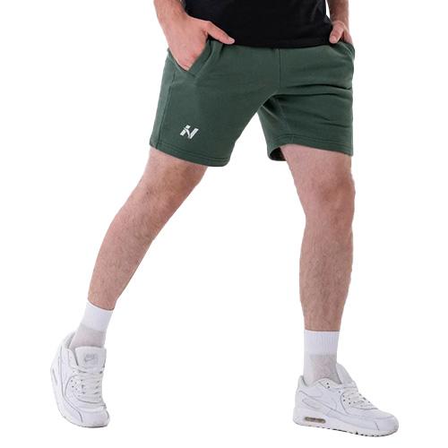 Nebbia pánské šortky Relaxed-fit Dark Green