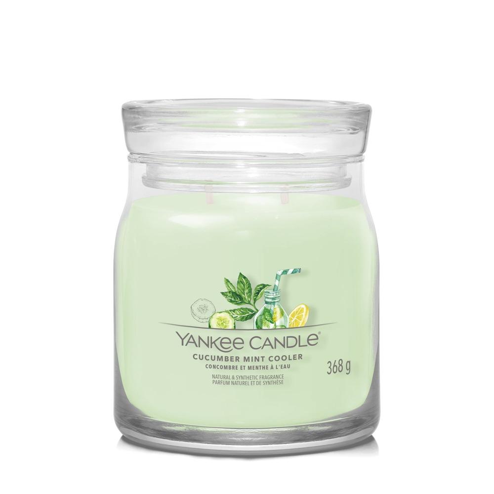 Svíčka Yankee Candle Signature střední, Cucumber Mint Cooler