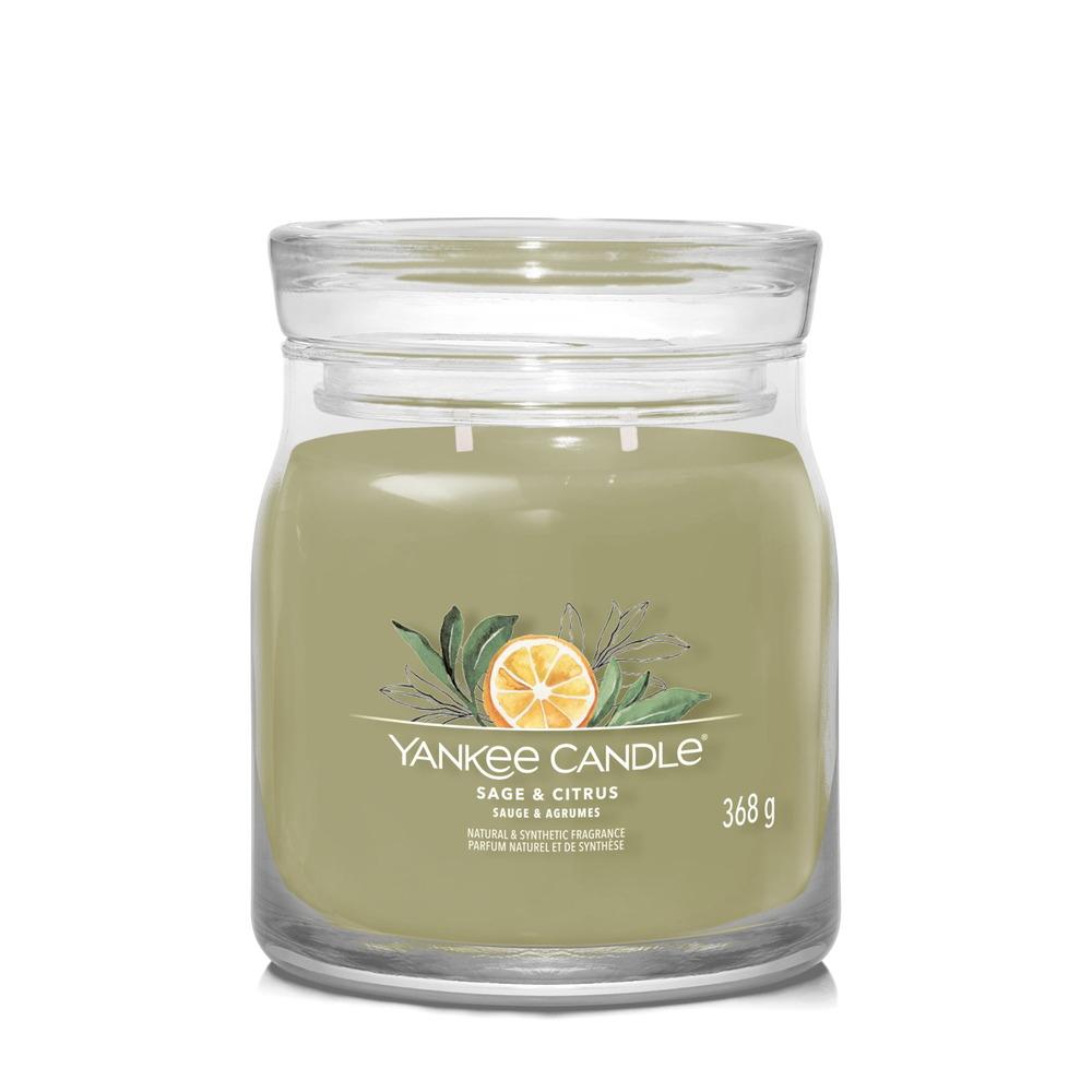 Svíčka Yankee Candle Signature střední, Sage & Citrus
