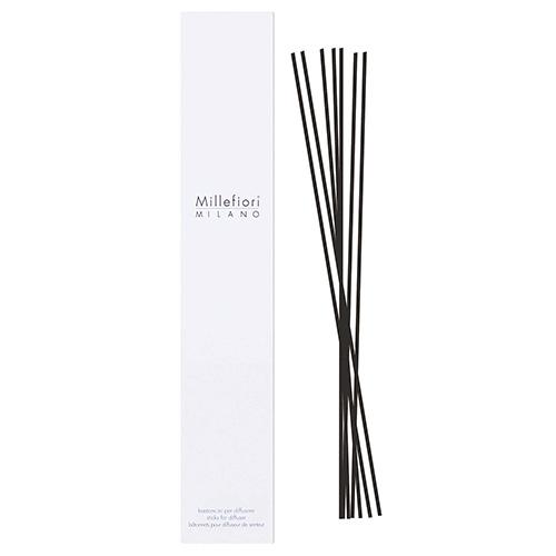 Millefiori Milano náhradní stébla pro 100 ml difuzér černá