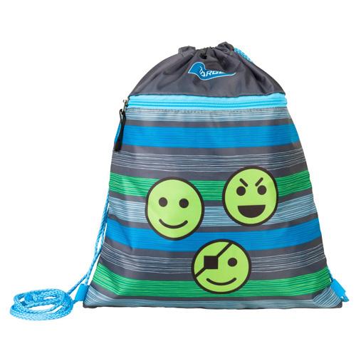 Target Smajlíci šedý s barevnými proužky