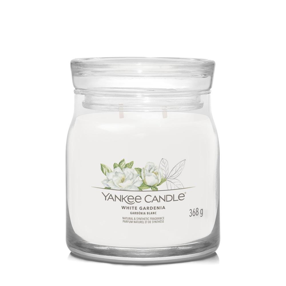 Svíčka Yankee Candle Signature střední, White Gardenia